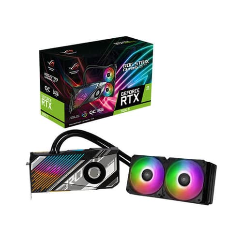 Asus ROG Strix LC RTX 3090 TI OC 24GB Gaming Graphics Card with 240mm ARGB AIO Cooler